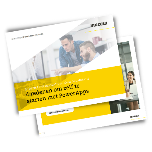 whitepaper 4 redenen voor powerapps